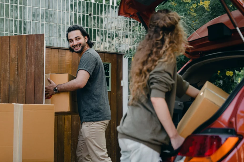 couple moving
