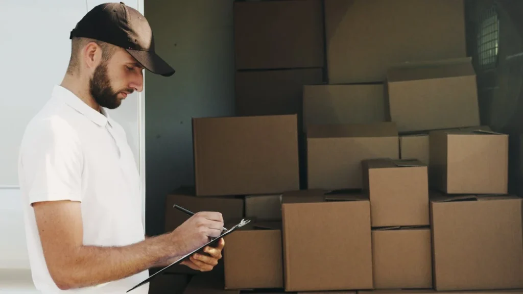 mover writing down items